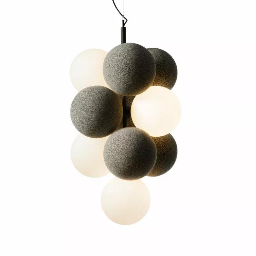 Bubbles Holly Pendant Lamp - Modern Glass Hanging Light Fixture for Living Room, Bedroom, Dining Room & Kitchen Decor