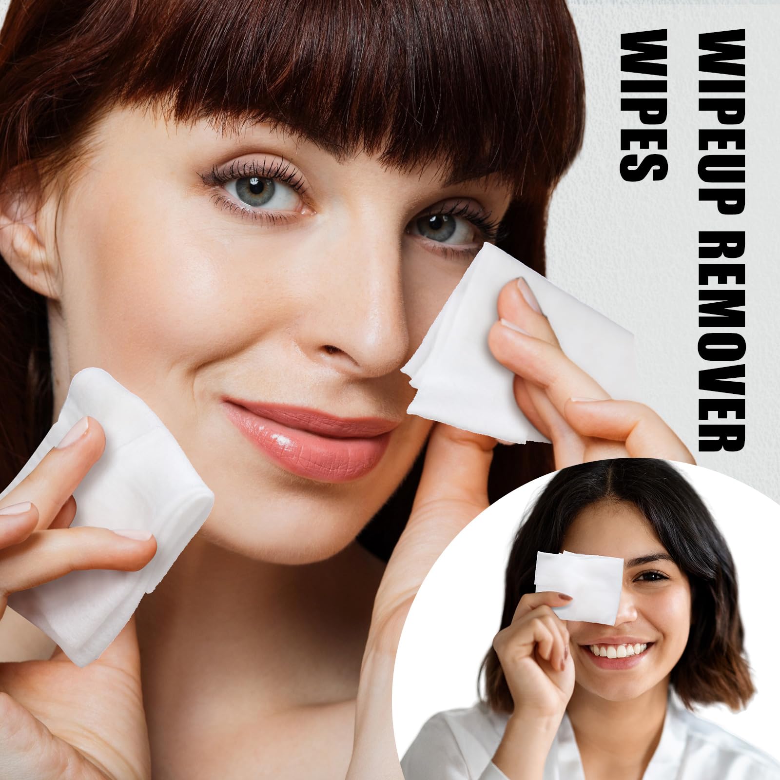 **Ctosree 150-Pack Individually Wrapped Makeup Remover Wipes - Gentle Facial Cleansing Pads for Mascara, Lipstick & Oil Removal - Travel & Hotel Essentials (Black)**    *Perfect for On-the-Go, Gym, Travel, and Daily Skincare Routine*