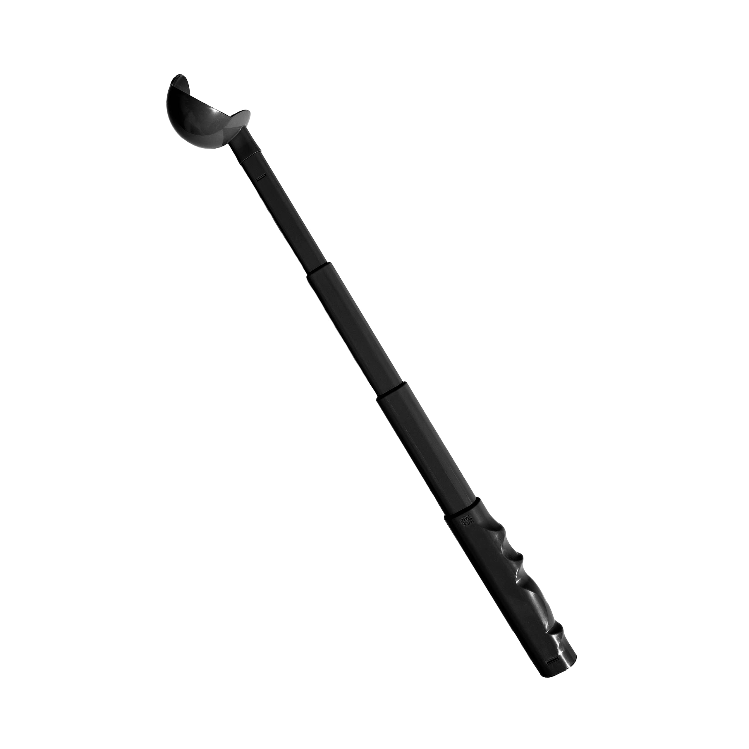 Kompact9 Retractable Pocket-Sized Dog Ball Launcher - Eco-Friendly Portable Fetch Toy for Dogs, Made from Recycled Plastic, UK Designed, Fits Standard Tennis Balls - Perfect for Outdoor Play, Park Exercise & Backyard Training | Black