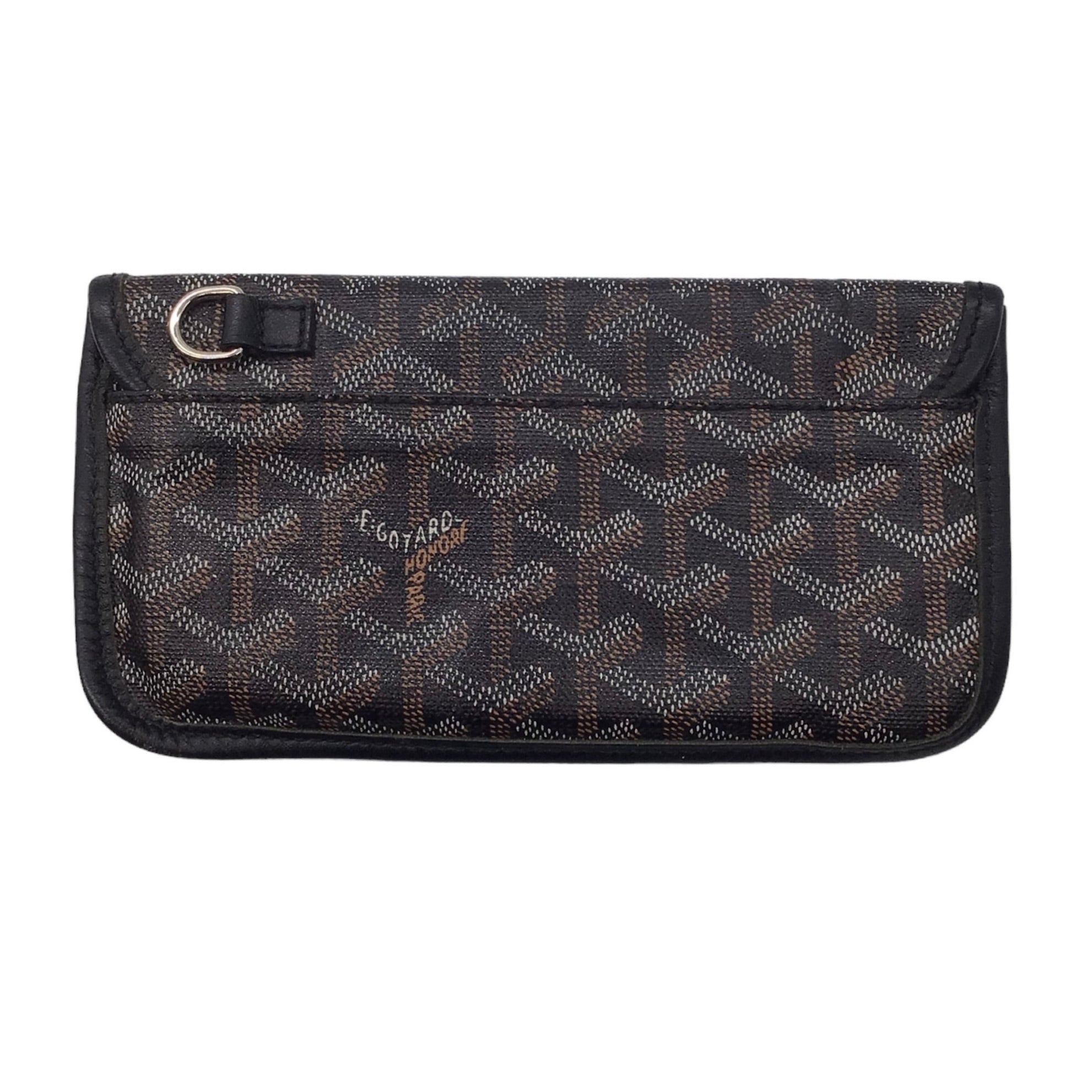 Goyard Black Coated Canvas Goyardine Wallet for Men & Women | Luxury Slim Bifold Credit Card Holder | Perfect for Travel, Business & Everyday Use