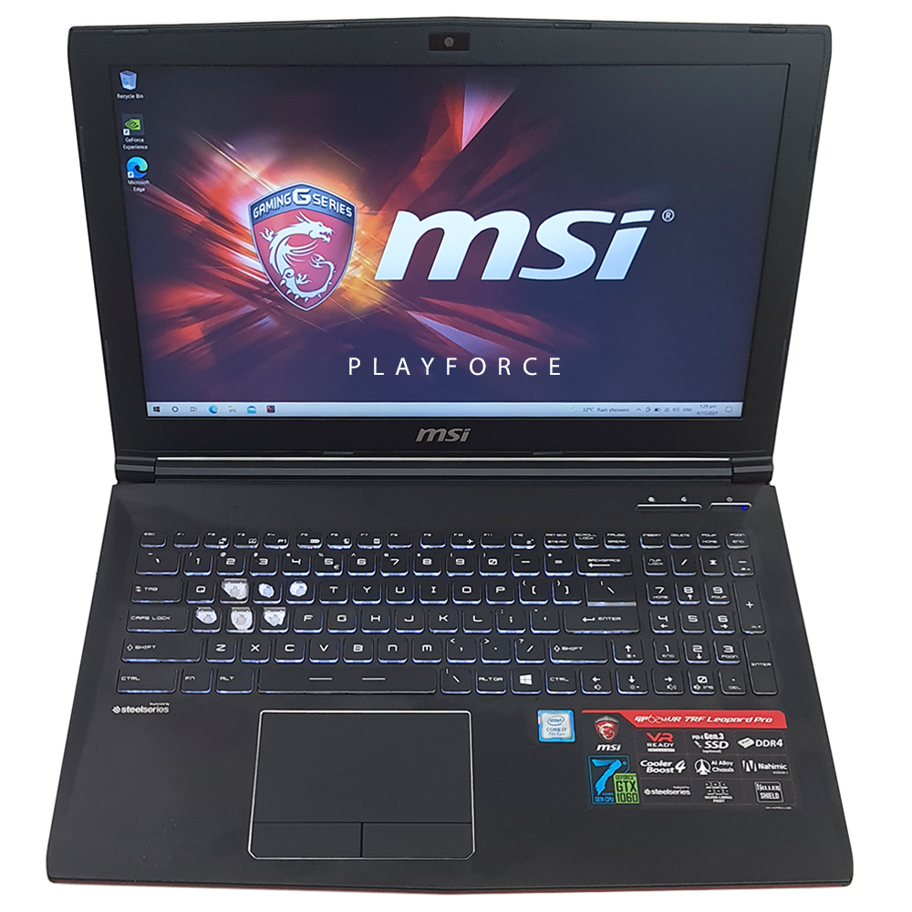 MSI GP62MVR 7RF Gaming Laptop - Intel Core i7-7700HQ, NVIDIA GTX 1060, 16GB RAM, 1TB HDD + 128GB SSD, 15.6
