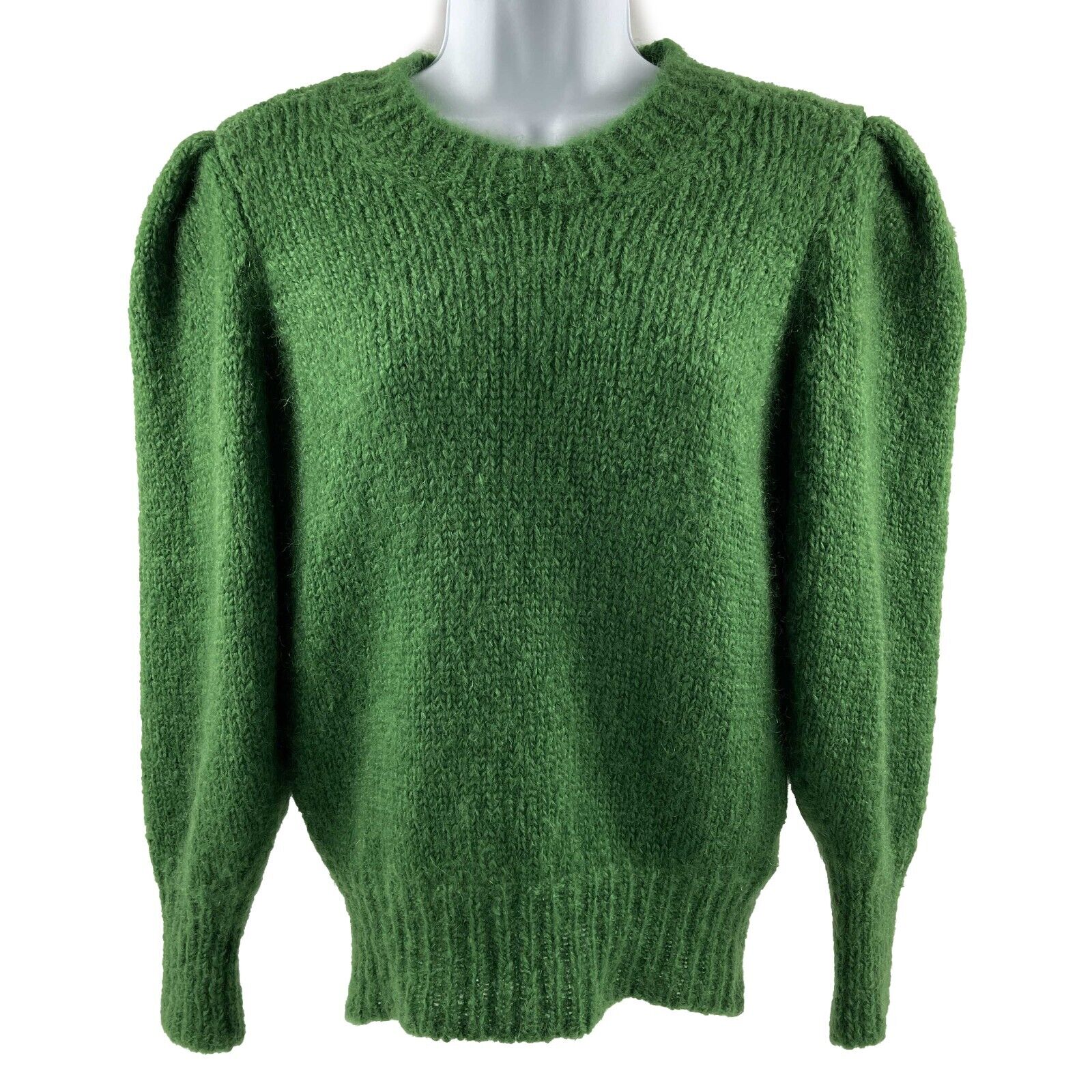 Isabel Marant Emma Knit Wool Sweater - Green XS (Size 34) | Women's Casual Winter Pullover for Office & Weekend Outfits