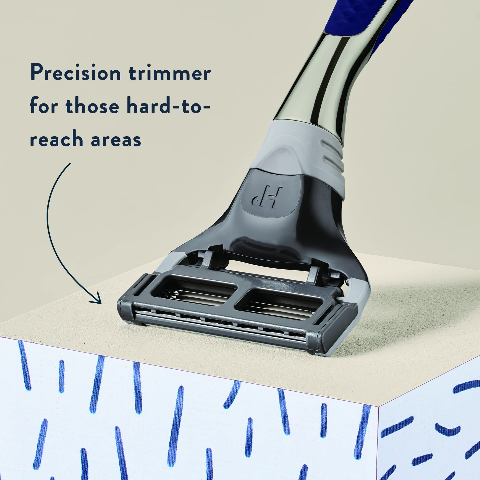Harry's Razors for Men - Winston Shaving Set with 5 Blade Razors, Lubricating Strip & Precision Trimmer | Includes 3 Razor Blade Refills, Travel Cover & 4oz Shave Gel | Perfect for Travel, Gifts & Daily Shaving Routine