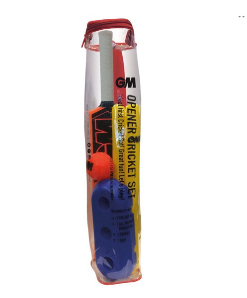 GM Opener Junior Cricket Set - Complete Cricket Kit for Kids & Beginners - Perfect for Backyard Games, School Sports & Youth Training