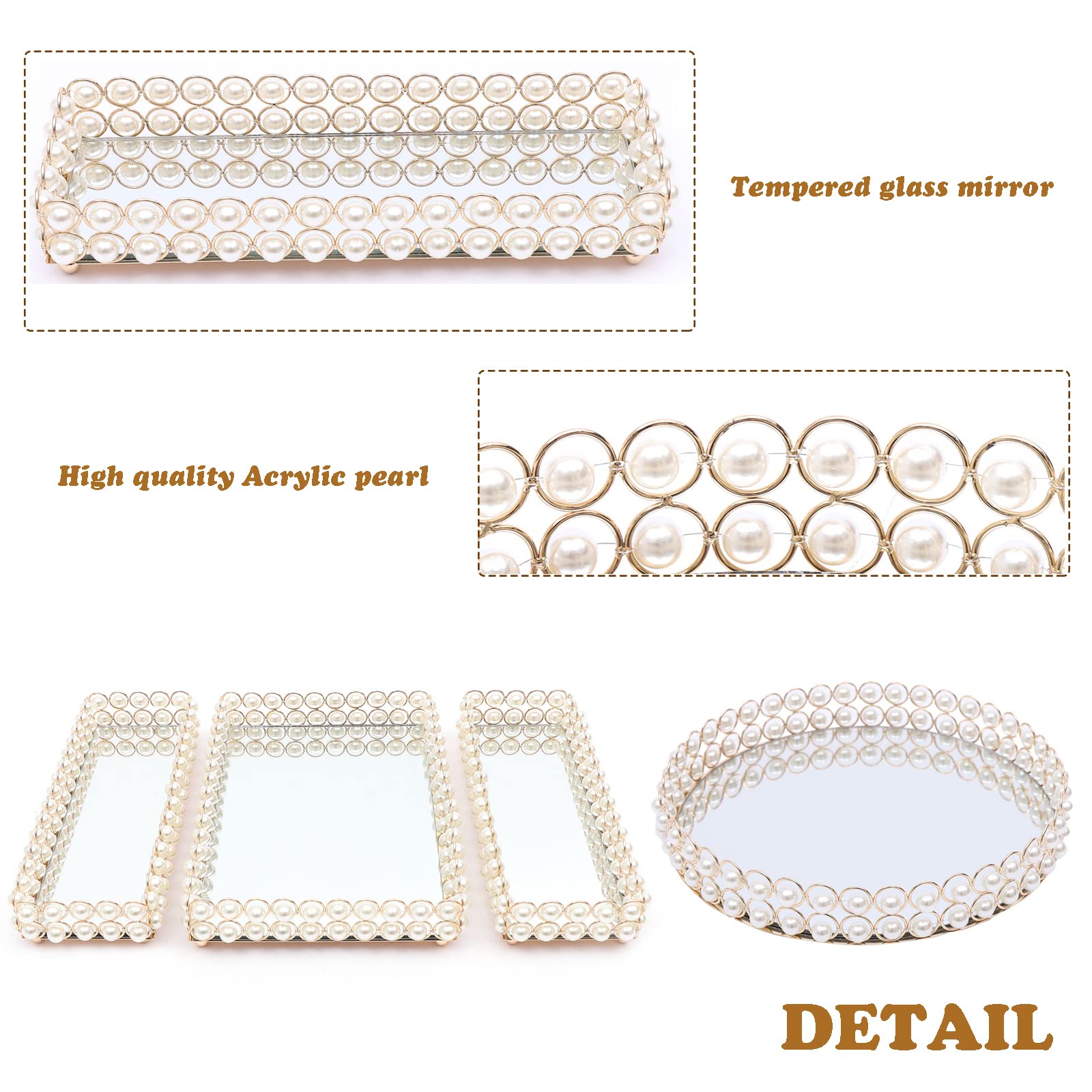 8 Pack Gold Metal Cake Stand Cupcake Holder Set - Creative Dessert Display Serving Platter for Birthday, Wedding & Party Decoration - Perfect for Buffets, Tea Parties, and Dessert Tables