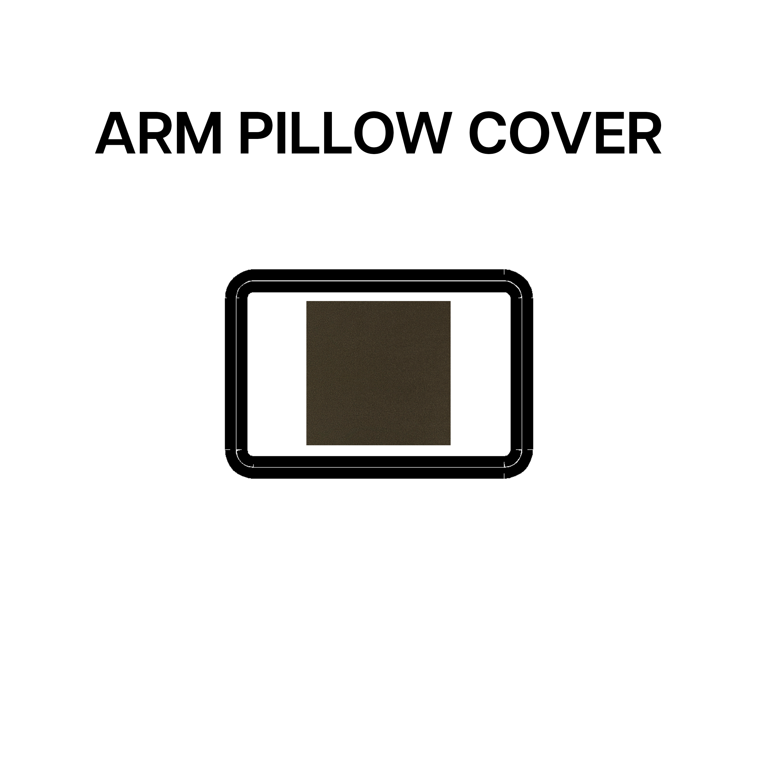 Premium Arm Pillow Cover - Moss BP 639 79 - Soft & Comfortable Support for Sleeping, Reading, and Travel - Perfect for Home, Office & Airplane Use