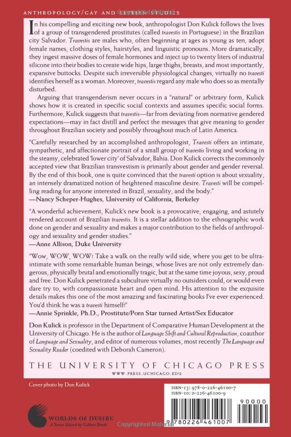 Transgender in Brazil: Sex, Gender & Culture Among Brazilian Trans Prostitutes - Worlds of Desire: Chicago Series on Sexuality & Culture | LGBTQ+ Studies & Anthropology Research