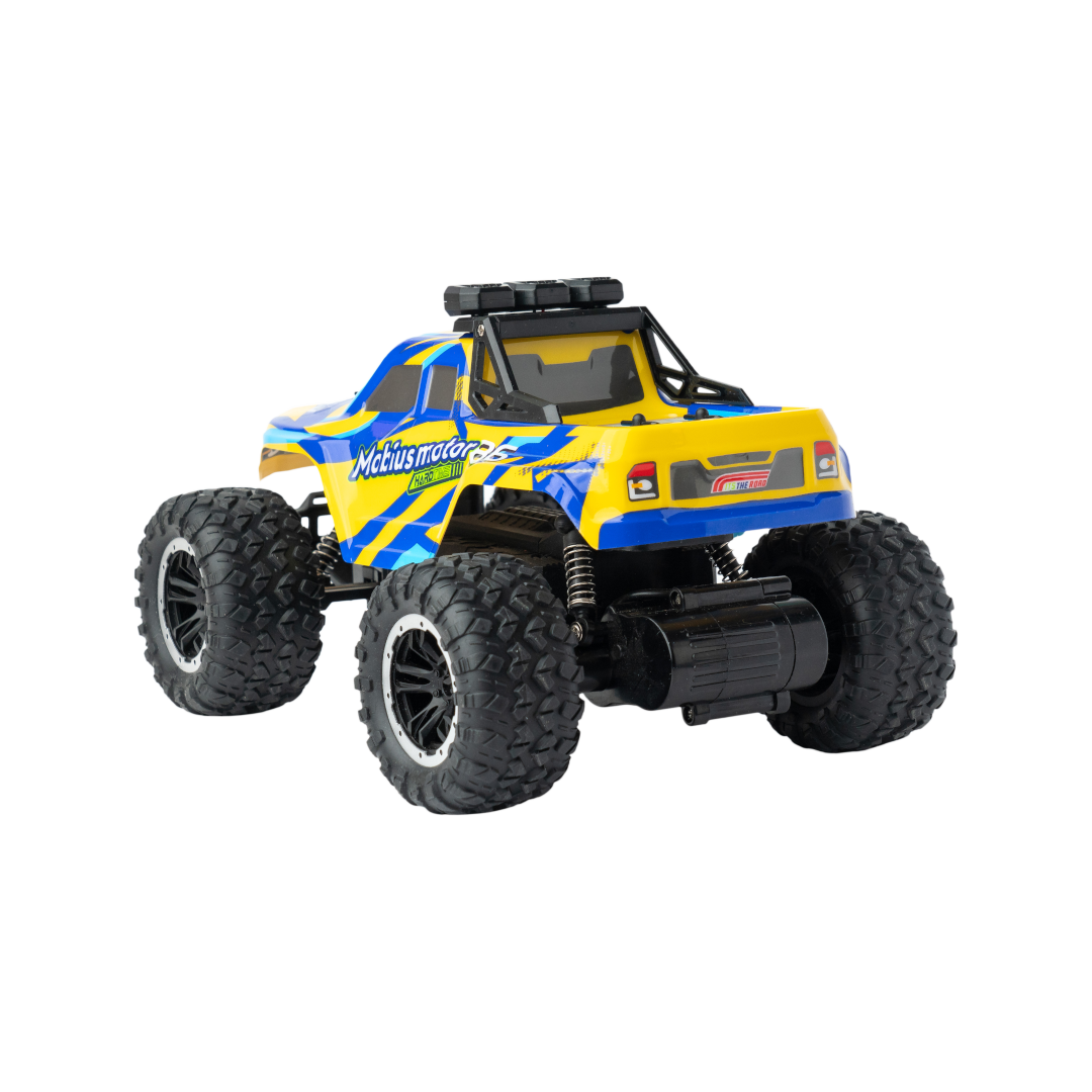 1/10 Scale RC Off-Road Truck - 4WD High Speed Remote Control Car for Adults & Kids - All Terrain Electric Toy Vehicle for Outdoor, Backyard, Park & Trail Adventures
