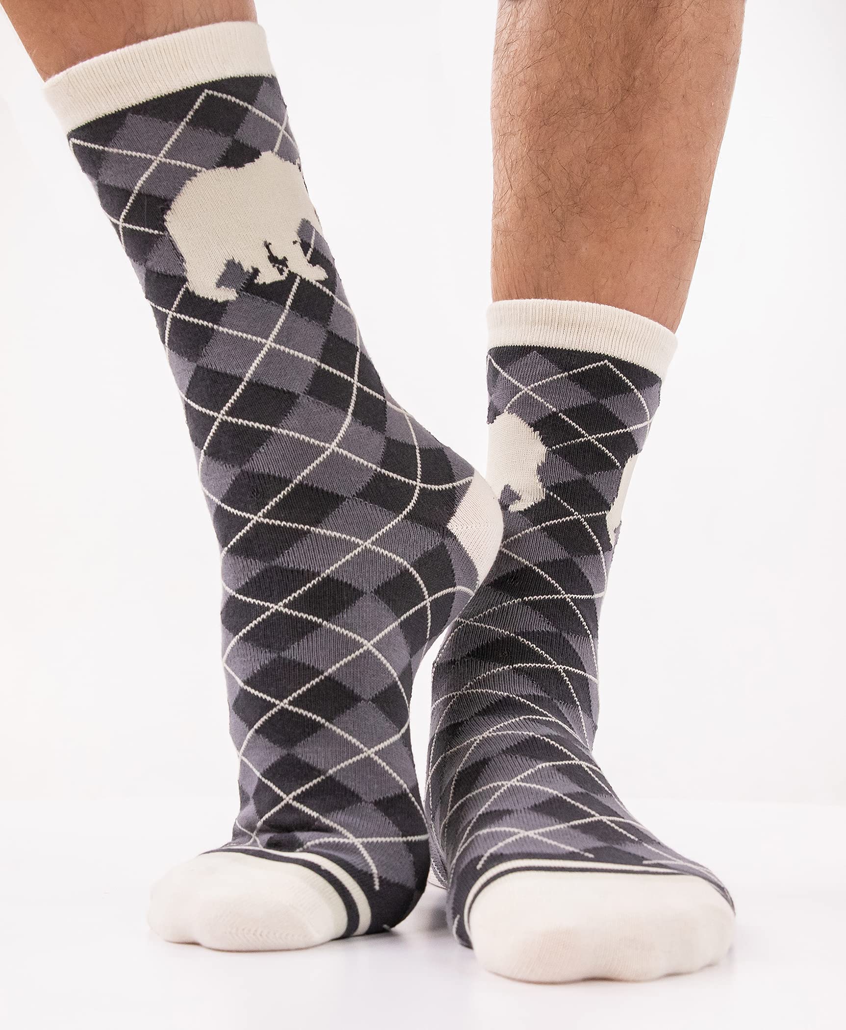 Funny Novelty Crew Socks Bundle for Men & Women - Lazy One Comfortable Cotton Socks - Perfect for Gifts, Holidays & Everyday Wear