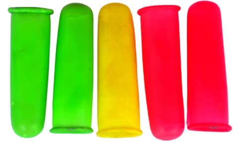 Durable Rubber Finger Caps for Vegetable Cutting - Protective Finger Guards for Cooking & Food Prep - 5-Pack One Size Fits All - Ideal for Chefs, Home Cooks & Kitchen Safety