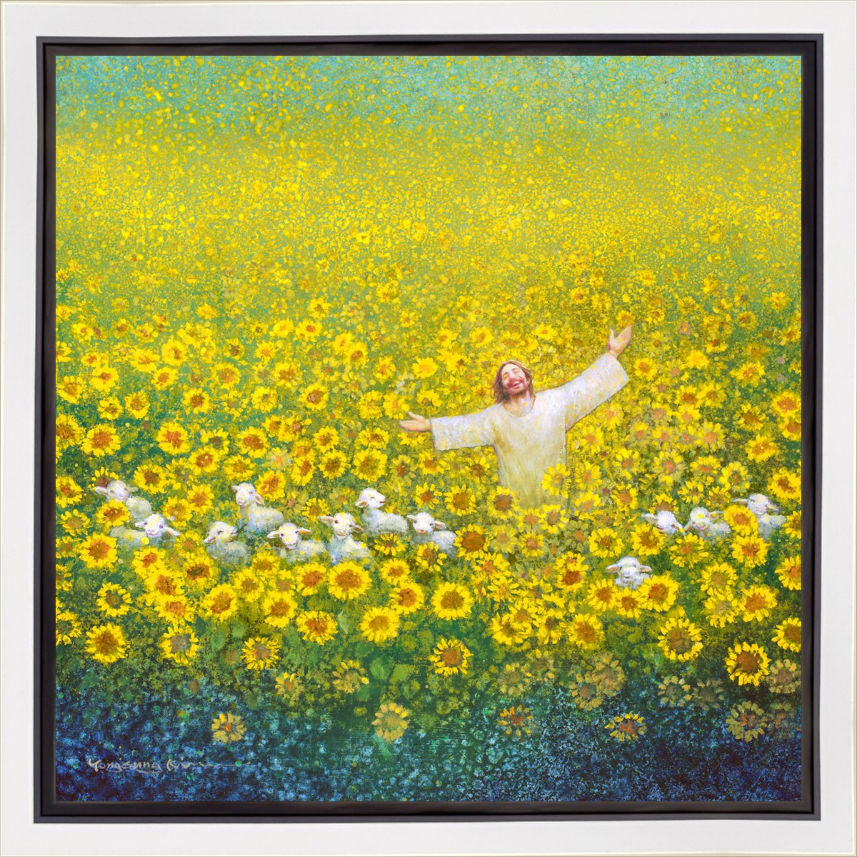 Be Glad and Rejoice Gallery Wrap Canvas - Inspirational Christian Wall Art for Home Decor, Church & Office - Perfect for Living Room, Bedroom & Gift Giving