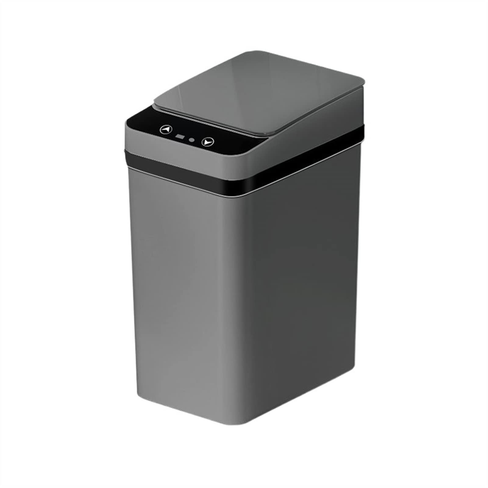 TOMYEUS Automatic Touchless Trash Can with Lid - Smart Sensor Garbage Bin for Kitchen & Bathroom, Waterproof & Odor-Proof, Hands-Free Waste Bin (Gray) - Perfect for Home, Office, and Commercial Spaces