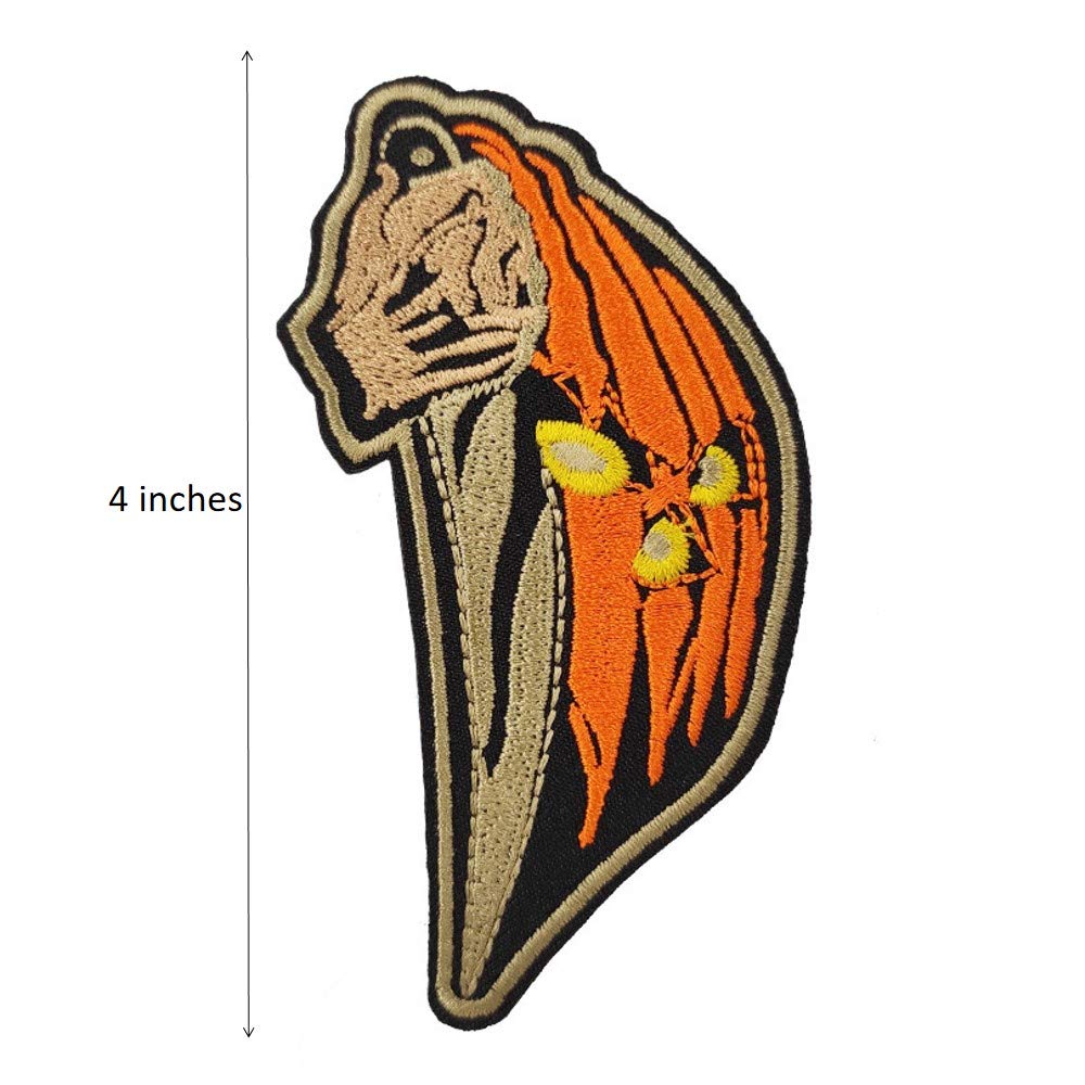 Horror Movie Embroidered Iron-On Patches - Cute & Scary Designs for DIY Clothing, Bags, Hats - Perfect Gift for Horror Fans & Halloween Costume Accessories