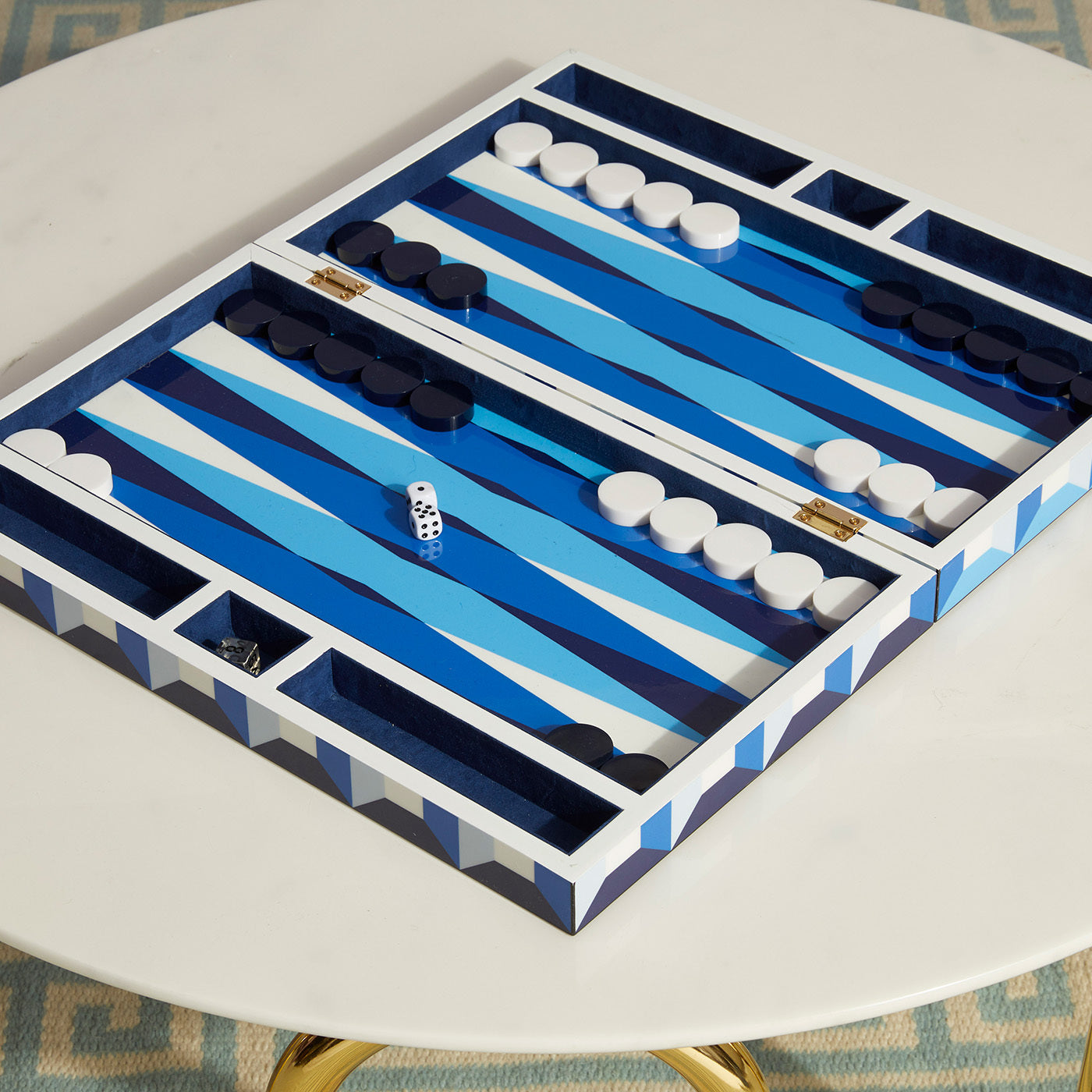 Premium Sorrento Wooden Backgammon Set - Classic Board Game for Adults & Family - Perfect for Travel, Gifts & Game Nights