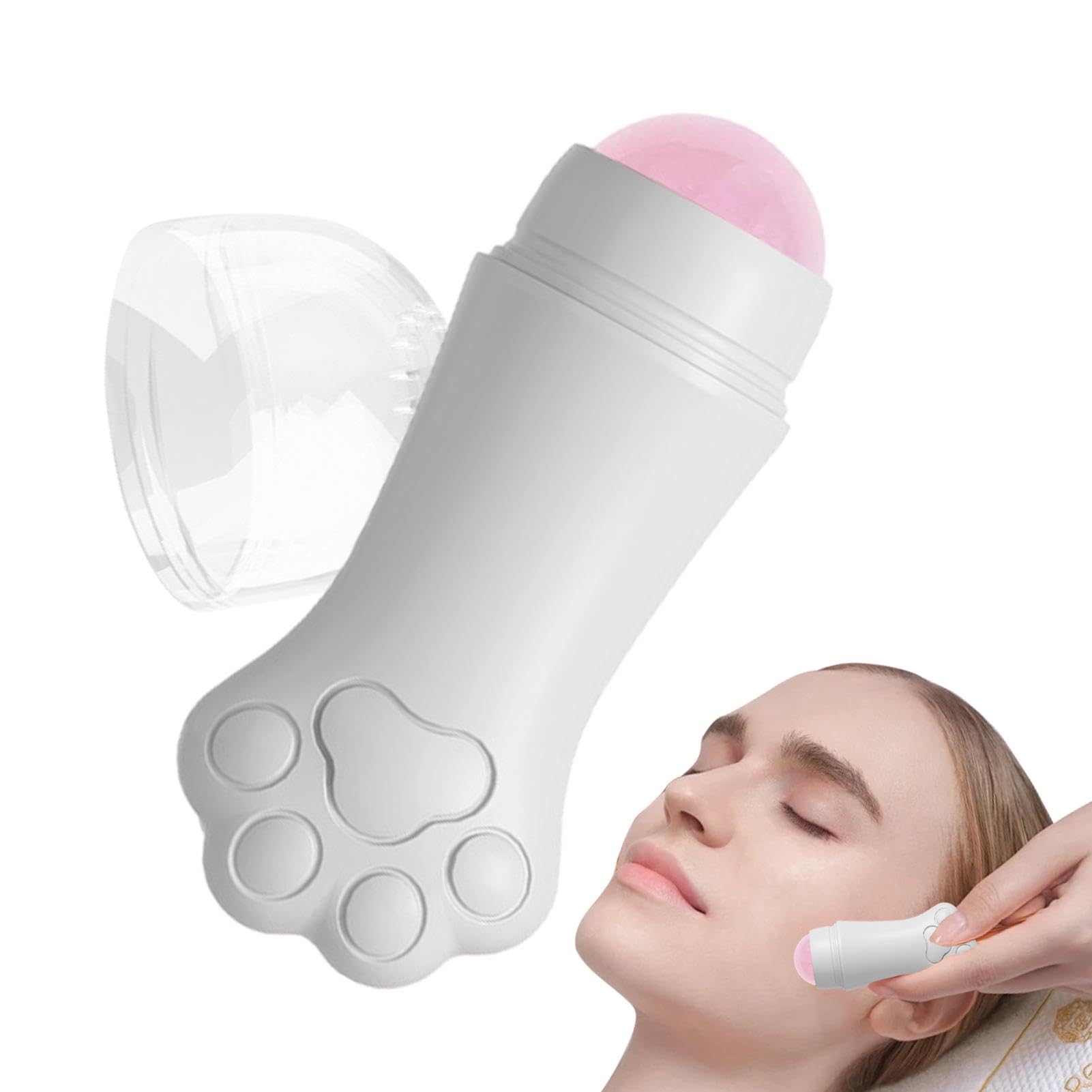 Jade Roller for Face - Cooling Facial Massager & Skin Care Tool to Reduce Puffiness | Women's Beauty Accessory for Soothing & Tightening Skin | Perfect for Morning Routine & Post-Workout Relaxation