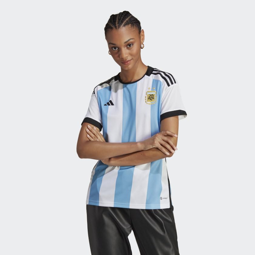 Adidas Argentina 22 Home Jersey for Women - Authentic Football Soccer Jersey - Perfect for Games, Training & Fan Support