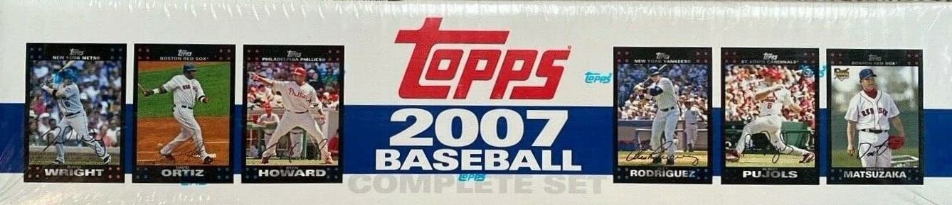 2007 Topps New York Yankees Limited Edition Factory Sealed Baseball Card Set with Exclusive Bonus Cards - Perfect for Collectors, Yankees Fans & Sports Memorabilia Enthusiasts
