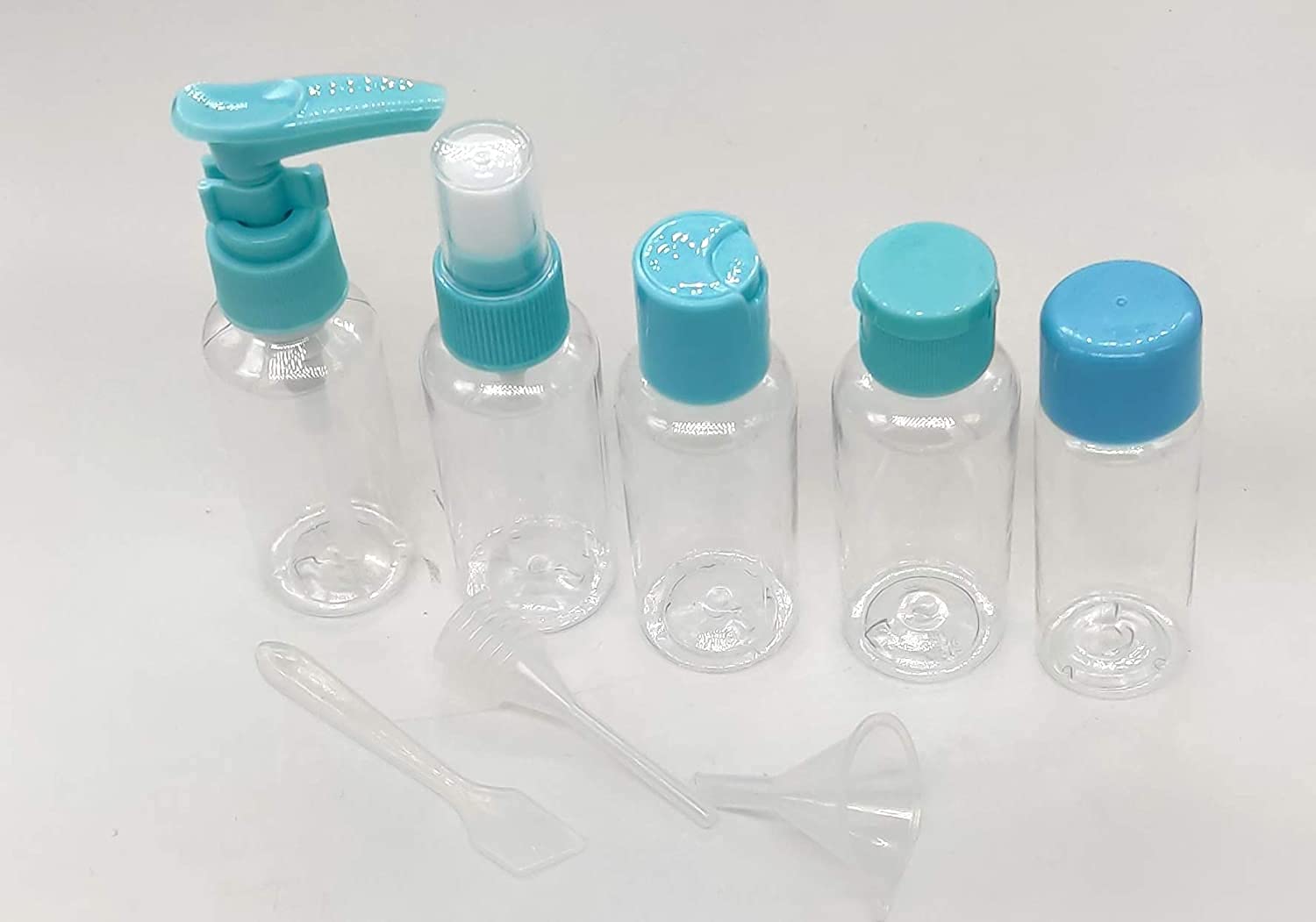 8Pcs Travel Bottle Set - Leak Proof Empty Cosmetic Spray Bottles for Perfume, Lotion & Essential Oils | Portable Toiletry Containers for Airplane, Gym & Vacation Travel Accessories