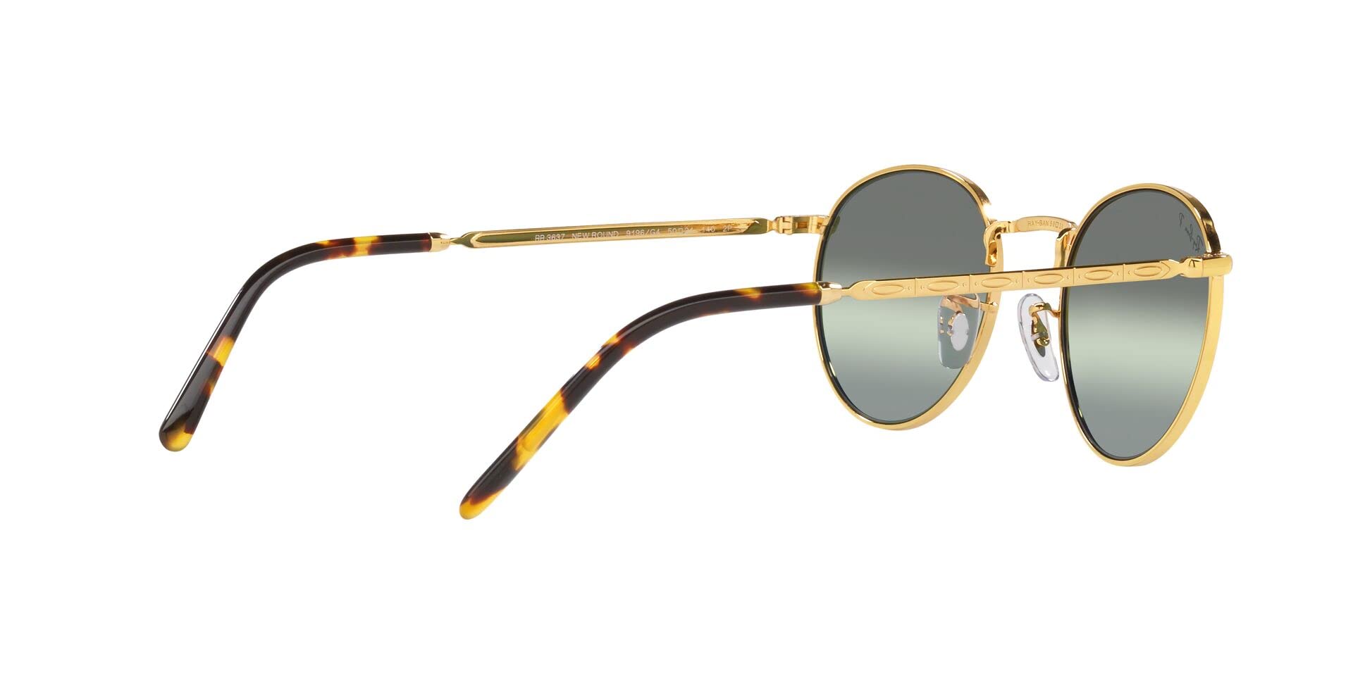 Ray-Ban RB3637 Round Sunglasses for Men & Women - Classic Polarized UV Protection Lenses - Perfect for Driving, Beach & Outdoor Activities