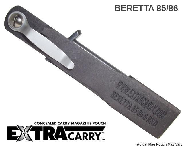 Beretta 85 & 86 .380 ACP 8 Round Magazine Pouch - Concealed Carry & Range Accessory for Pistol Magazines