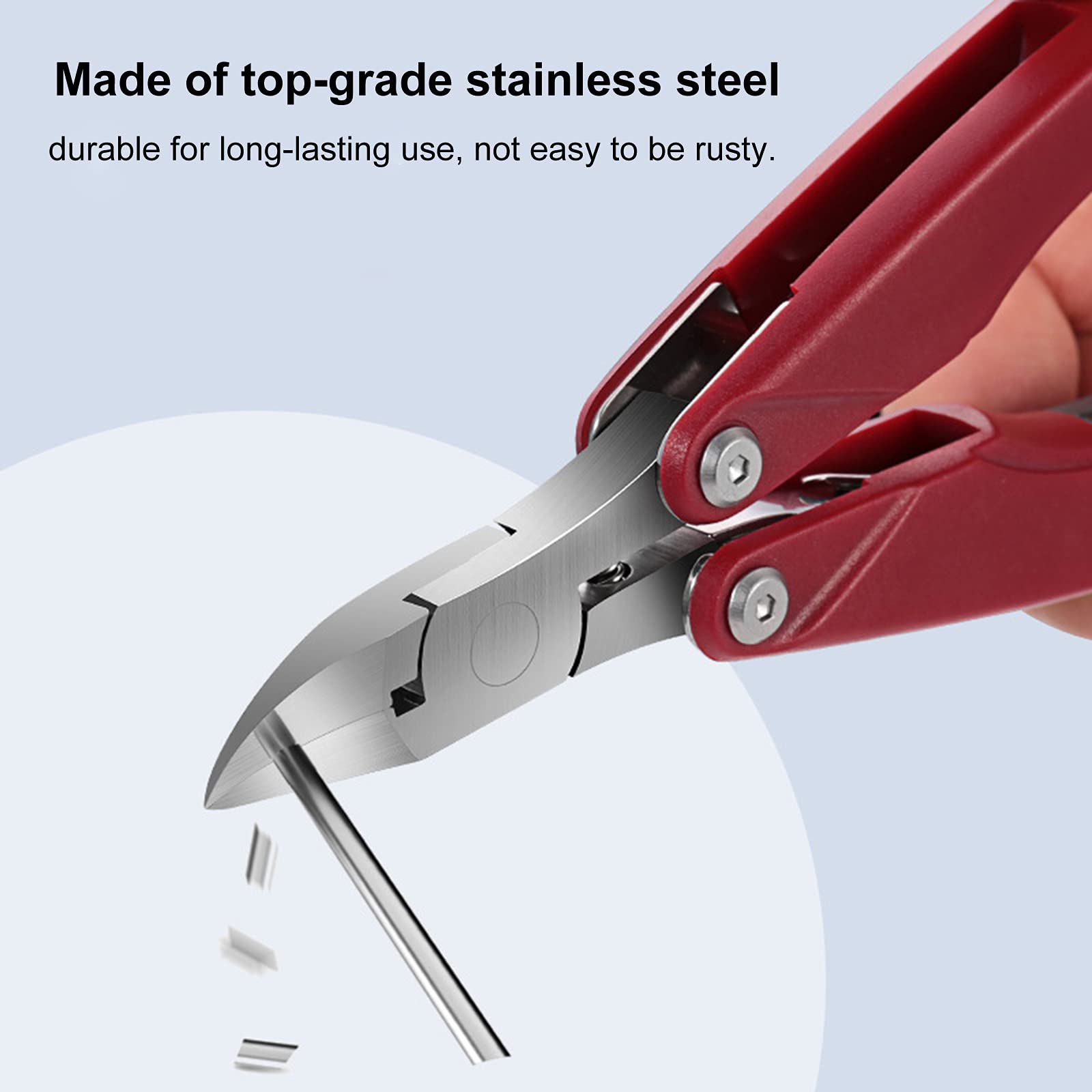 Ubersweet® Professional Ingrown Toenail Clippers Set - Foldable Multi-Functional Toenail Trimmer, Cleaner & Nail File Kit for Pain Relief & Foot Care - Perfect for Home, Travel & Pedicure Use