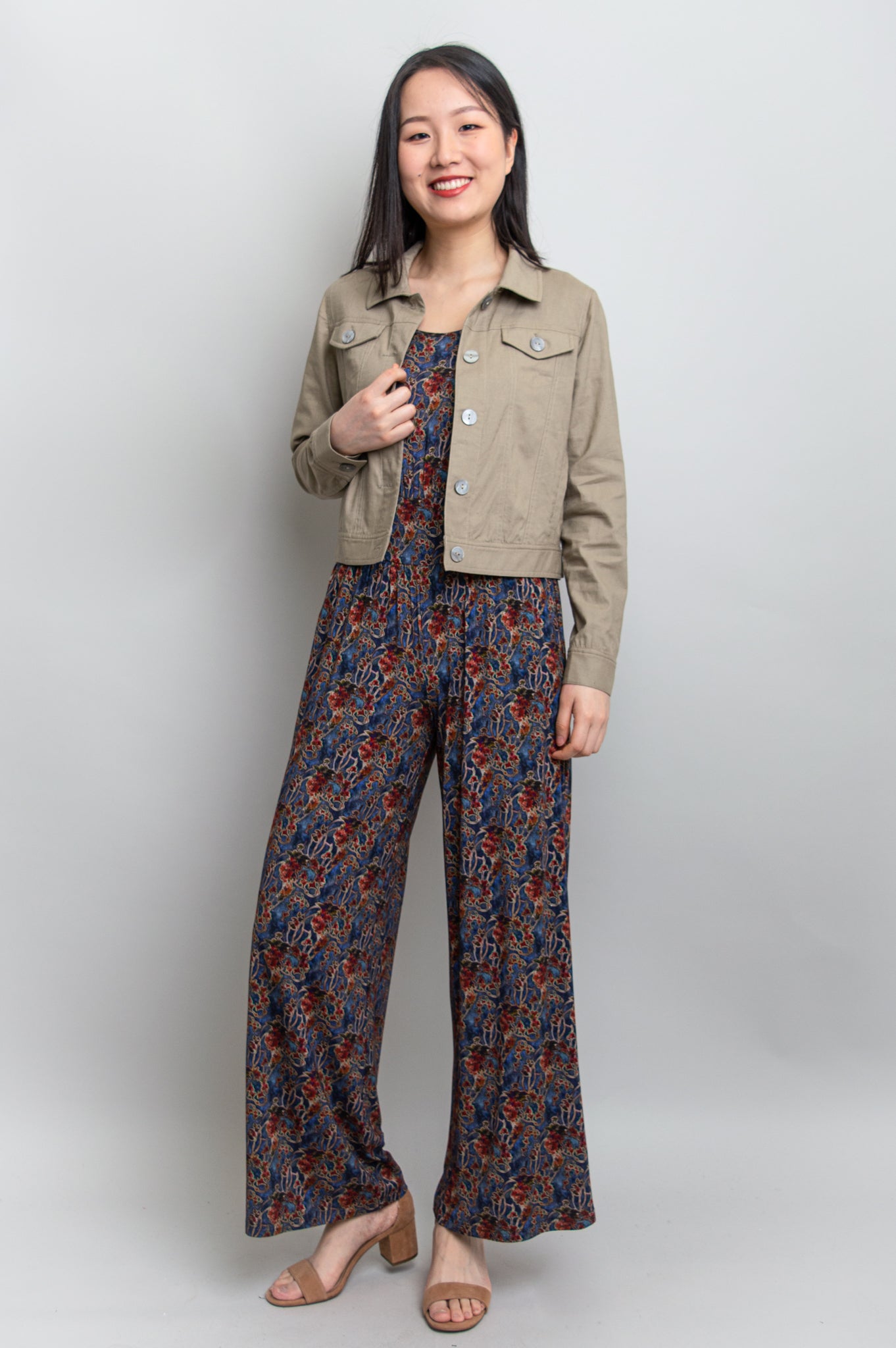 Jolin Jumpsuit - Shadow Dance Bamboo Fabric Women's Romper | Final Sale | Perfect for Summer Outings, Beach Vacations & Casual Wear