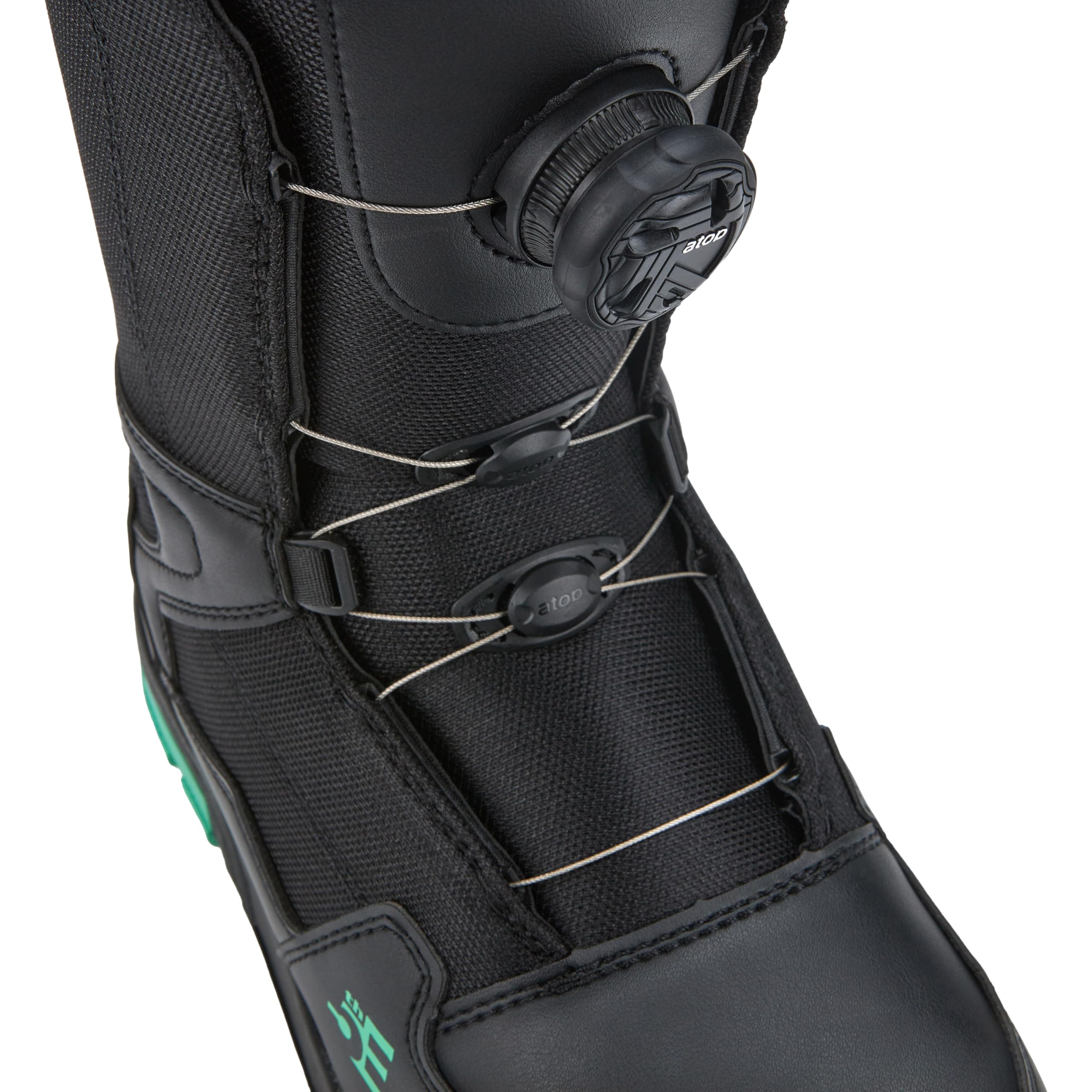 5th Element Women's Lace Up & Dial Snowboard Boots - Waterproof All Mountain Snowboarding Boots Compatible with Strap Bindings (Sizes 5-11) - Perfect for Freeride, Park & Powder Adventures
