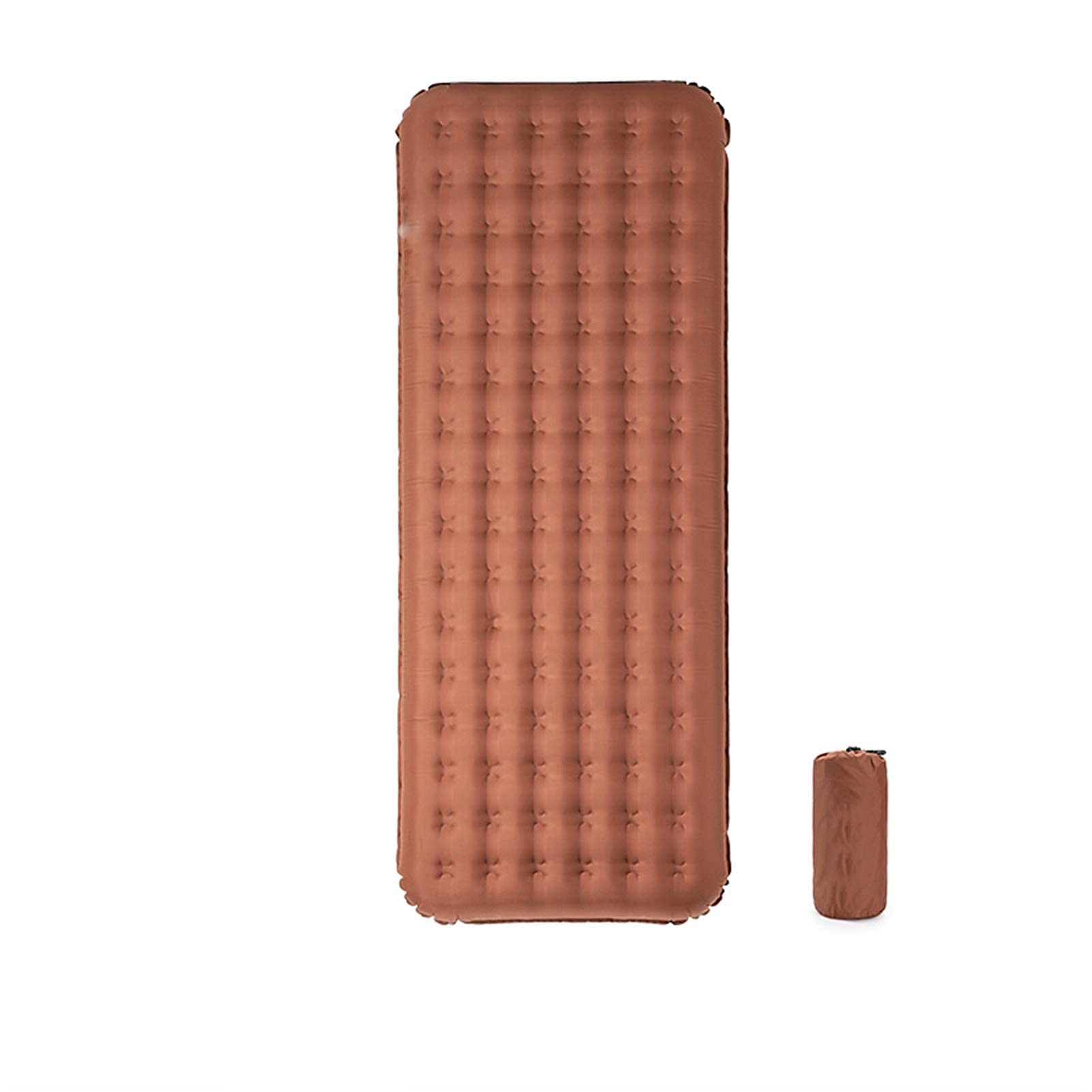 **XIEZI Ultralight Inflatable Sleeping Pad – 1-2 Person Camping Air Mattress, 40D TPU Portable Hiking & Backpacking Mat – Single Red – Perfect for Outdoor Adventures, Travel & Guest Bed**