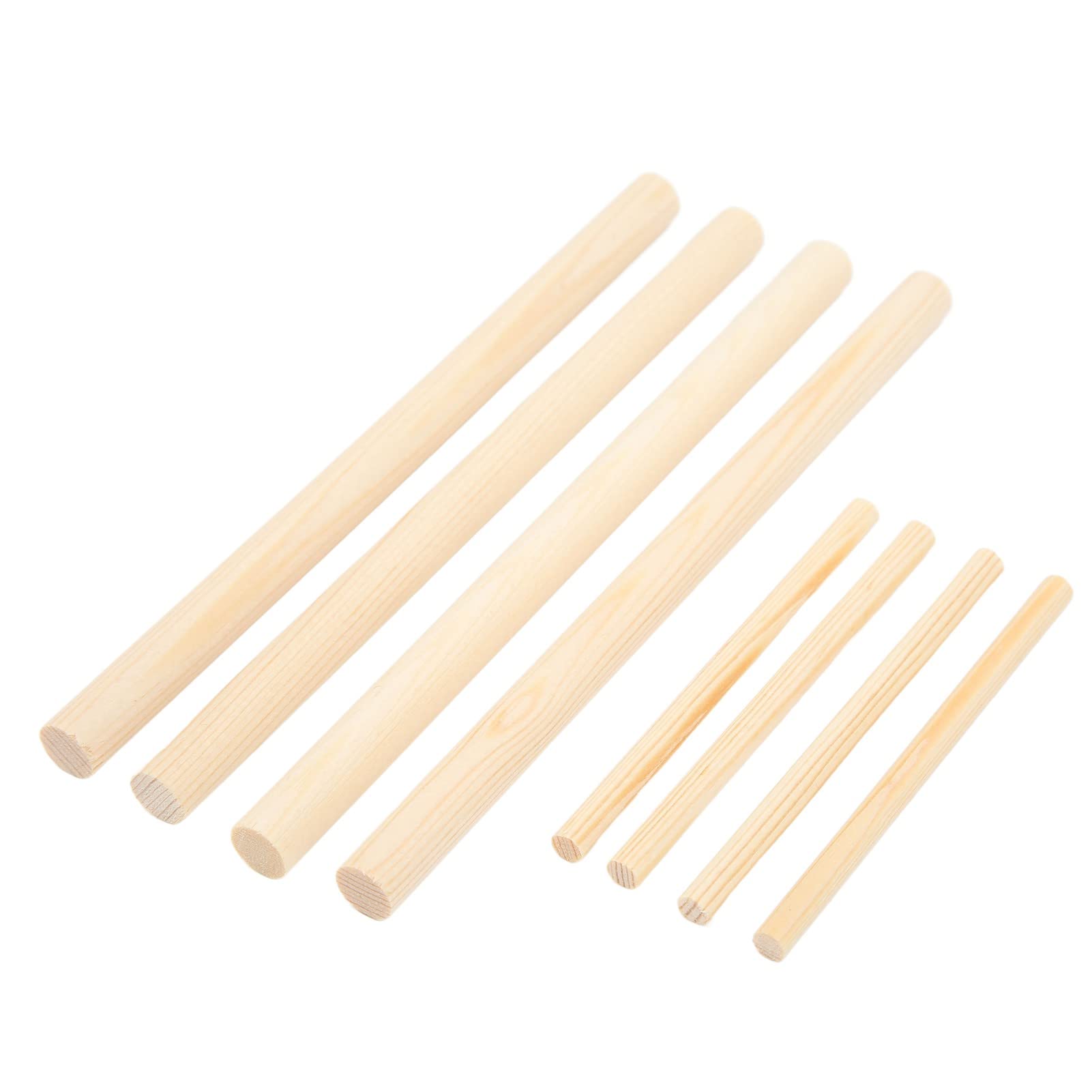 Walfront Wooden Ribbon Bow Maker Kit - DIY Craft Tool with Multi-Size Templates & Wooden Sticks for Gift Wrapping, Wedding Decorations, Hair Accessories and Party Favors