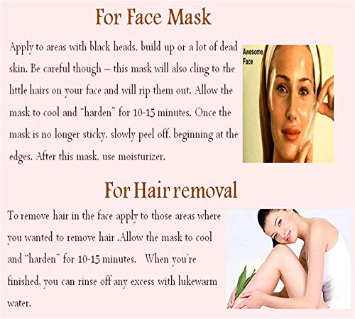 2-in-1 Gelatin & Gram Flour Face Mask & Hair Removal Powder Mix - 25g | Skin Care Treatment for Smooth Skin & Hair-Free Body | Perfect for DIY Beauty Routine at Home