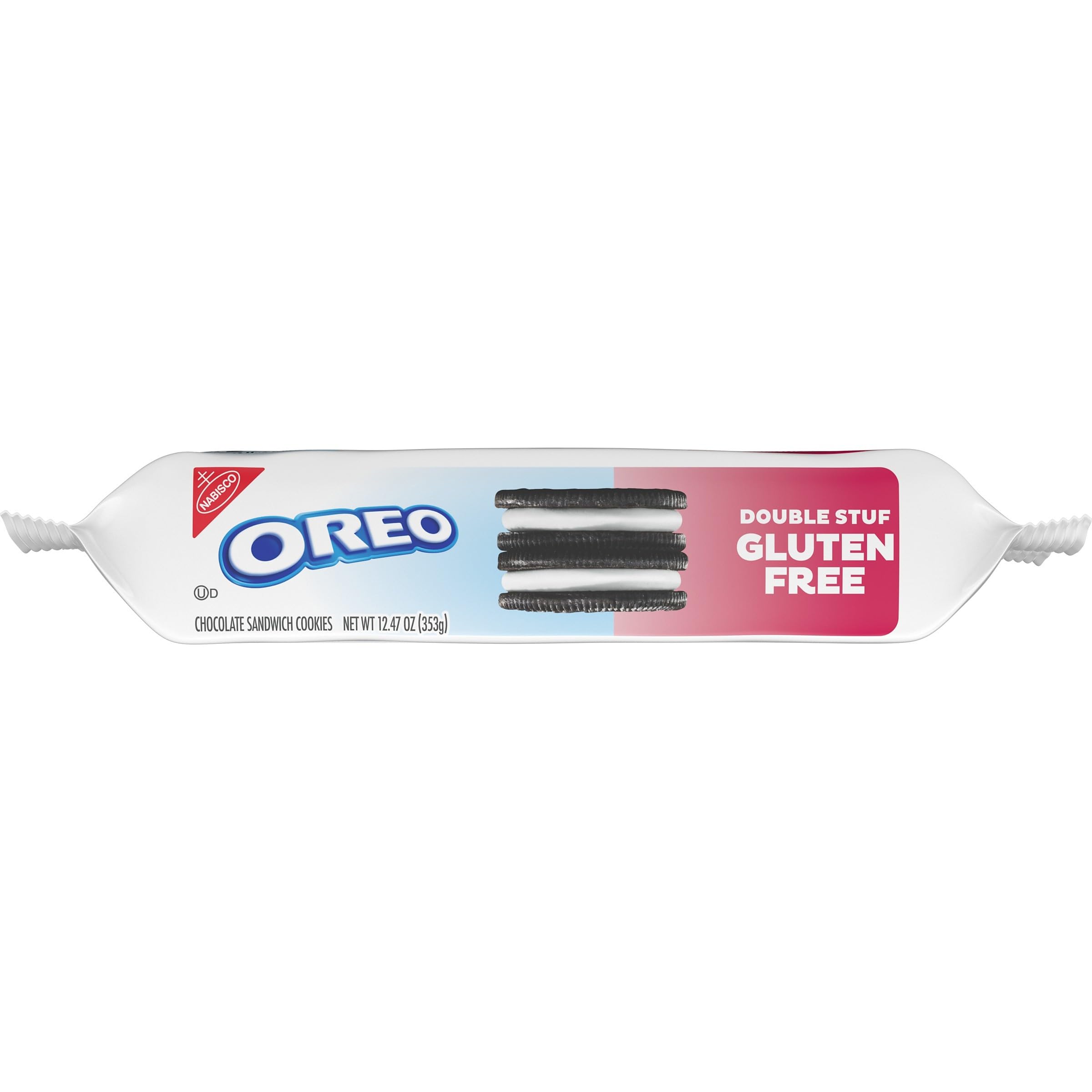 OREO Double Stuf Gluten Free Chocolate Sandwich Cookies - 12.47 oz Pack | Delicious Gluten Free Snacks for School Lunches, Parties & Desserts