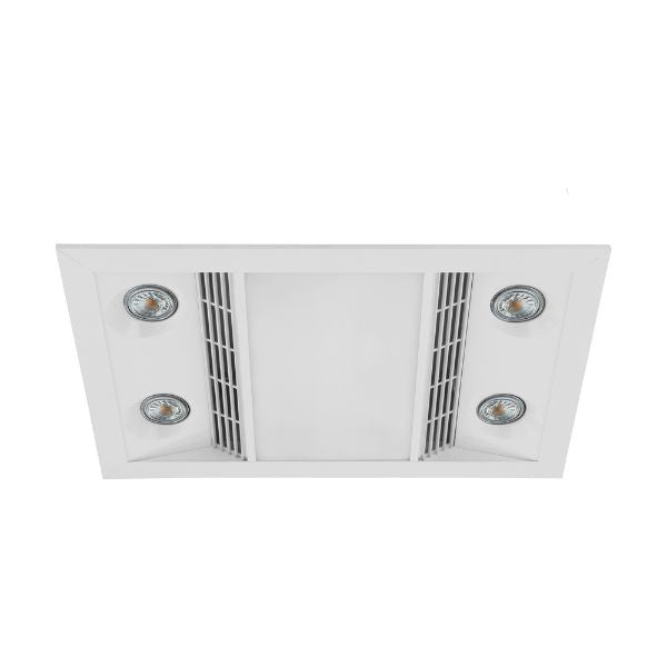 Eglo Inferno 4-in-1 Bathroom Heater, Exhaust Fan, LED Light Combo - Perfect for Bathroom, Spa & Home Renovation Projects